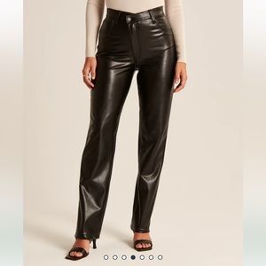 Abercrombie & Fitch Black Straight Leg Pants